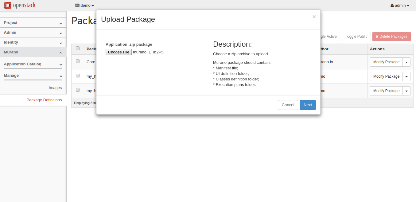 Package Definitions - OpenStack Dashboard(Upload).png